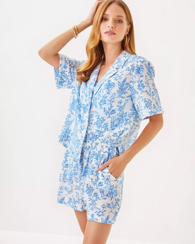 3" Portor Cover - Up ShortsHeartland Retail ItemsLILLY PULITZERThe Printed Peach Savannah