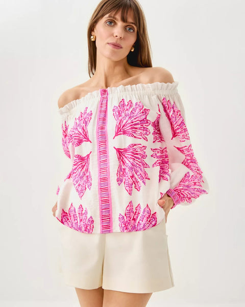 3" Sarissa Stretch ShortWomens - Bottoms - ShortsLILLY PULITZERThe Printed Peach Savannah