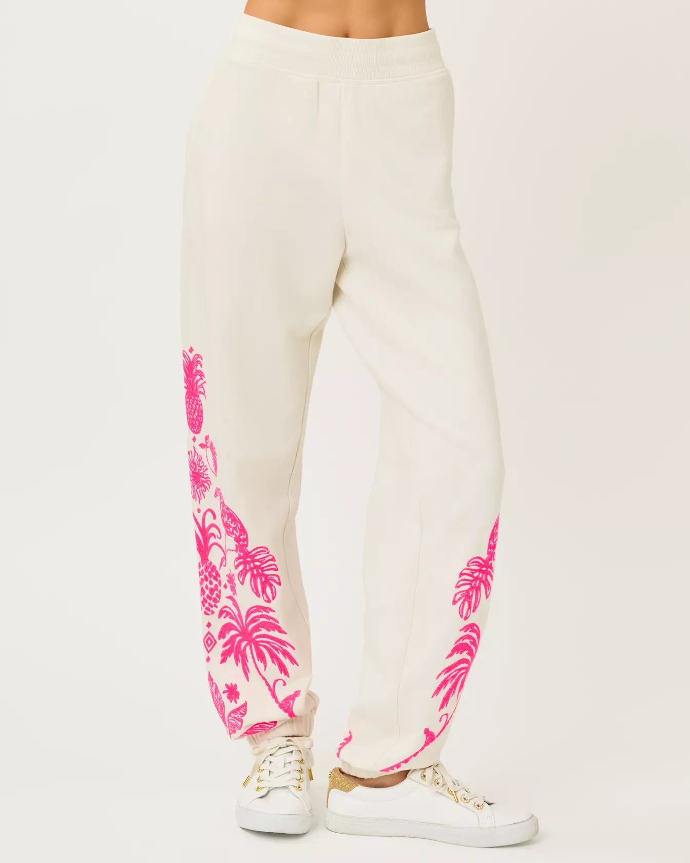 30" Silvie Embroidered JoggerWomens - Loungewear - BottomsLILLY PULITZERThe Printed Peach Savannah
