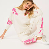 30" Silvie Embroidered JoggerWomens - Loungewear - BottomsLILLY PULITZERThe Printed Peach Savannah