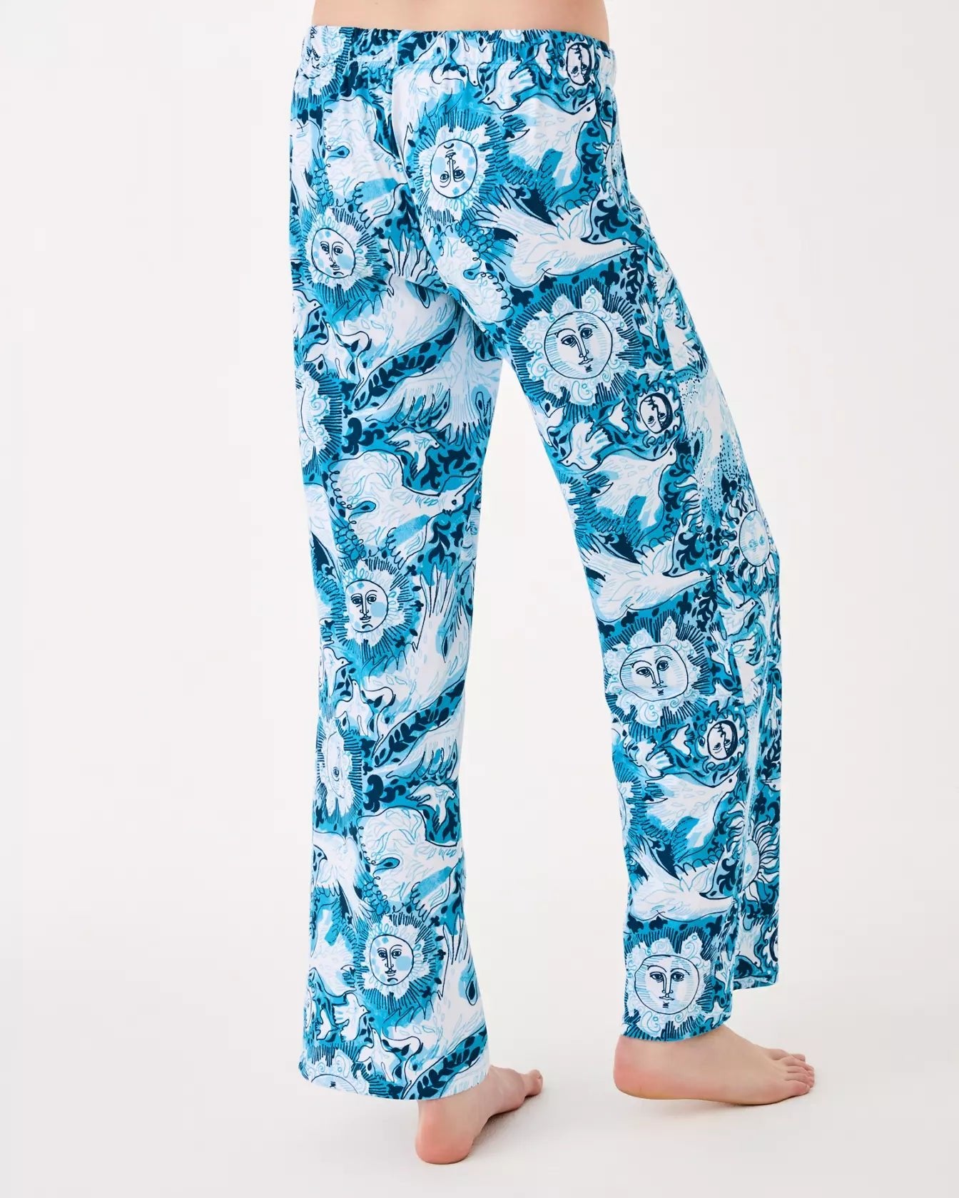 30.5" Pajama Knit PantWomen - Pajama Party - BottomsLILLY PULITZERThe Printed Peach Savannah