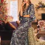 Bellina Silk Maxi Caftan
