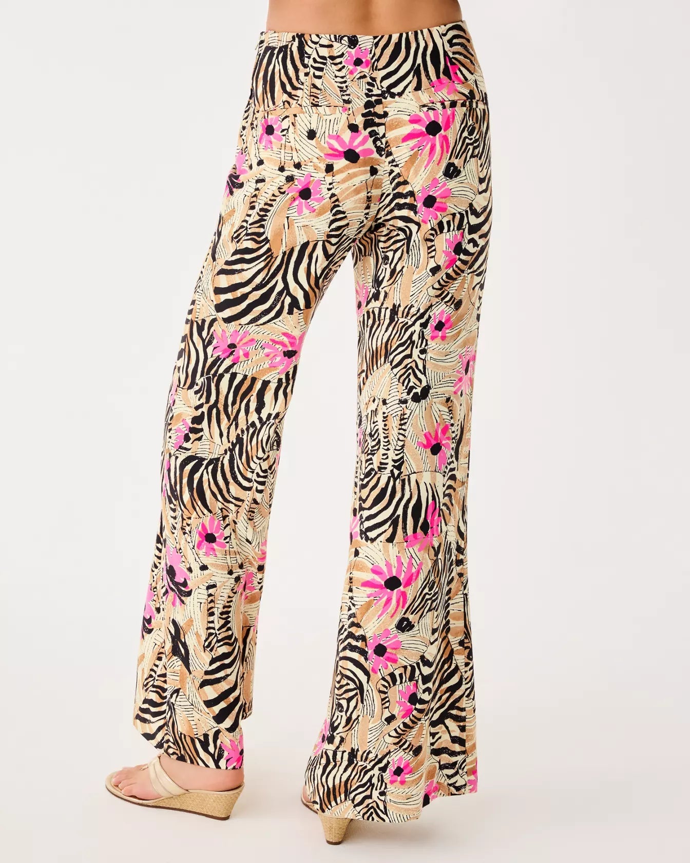33" Polyanna High Rise Palazzo PantWomen - Bottoms - PantsLILLY PULITZERThe Printed Peach Savannah