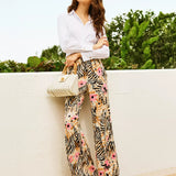 33" Polyanna High Rise Palazzo PantWomen - Bottoms - PantsLILLY PULITZERThe Printed Peach Savannah