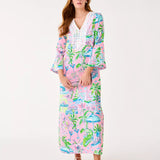 Ocleppo V-Neck Maxi Caftan