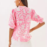 Mialeigh Linen Top