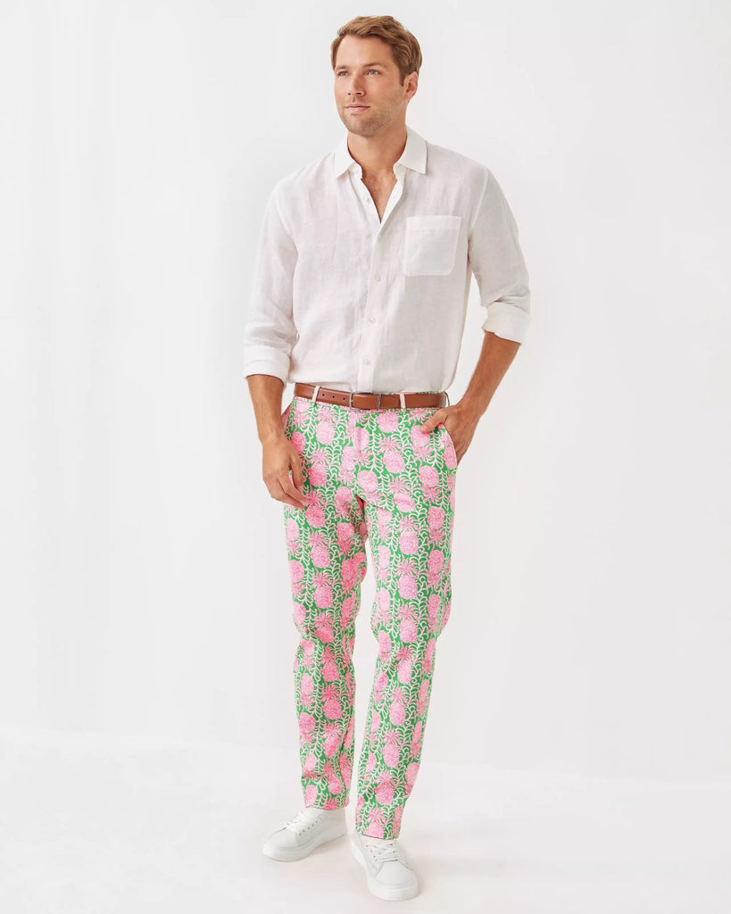 34" Men's Stuff Mizner PantHeartland Retail ItemsLILLY PULITZERThe Printed Peach Savannah