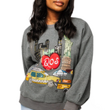 Charcoal QOS NYC City Icon Sweatshirt