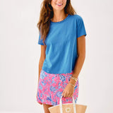 Clairmont Crochet Trimmed Knit Top