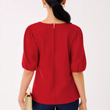 Ethenia Bow Knit Top