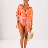 Kwitney Long Sleeve Cotton Cover-Up