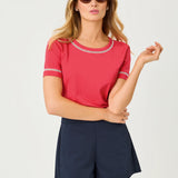 Clairmont Ladder Lace Knit Top