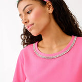 Clairmont Rhinestone Knit Top