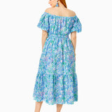 Tamie Off-the-Shoulder Midi Dress