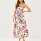 Kristi Beaded Jacquard Maxi Dress