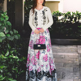 Inaya High Rise Maxi Skirt