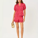 5" Kilah High Rise Eyelet ShortWomen - Bottoms - ShortsLILLY PULITZERThe Printed Peach Savannah