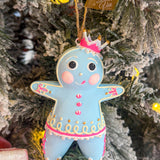 The Rainbow Gingers - Light Blue Dough Ornament