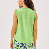 Kavalla Sleeveless Ruffle Top