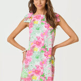 Carmine Shift Dress