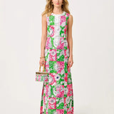 Barberine Stretch Maxi Shift Dress