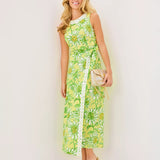 Fresia Stretch Maxi Shift Dress