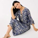 Bellina Silk Maxi Caftan