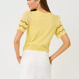 Sebene Eyelet Knit Top