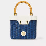 Sienna Top Handle Wicker Bag