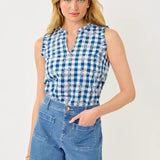 Kavalla Sleeveless Ruffle Top