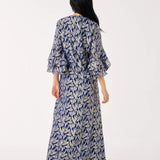 Bellina Silk Maxi Caftan