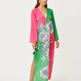 Perry Long Sleeve Maxi Cover-Up