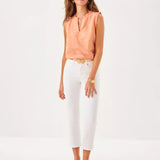 Kavalla Sleeveless Ruffle Top