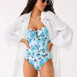 Elspeth Tiered Long Sleeve Cover-Up