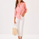 Sea View Button Down Top