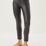 30" South Ocean High Rise Coated Skinny Jean