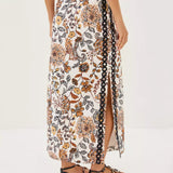 Sanders High Rise Maxi Skirt