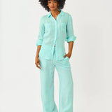 31" Mirabella High Rise Linen Palazzo Pant