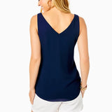 Florin Sleeveless V-Neck