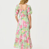 Hadly Short Sleeve Smocked Maxi Dress