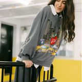 Charcoal QOS NYC City Icon Sweatshirt