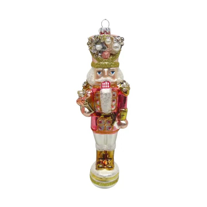 7in Pink & Gold Nutcracker OrnamentChristmasThe Printed Peach Savannah