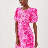 Britnee Beaded Jacquard Shift Dress