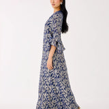 Bellina Silk Maxi Caftan