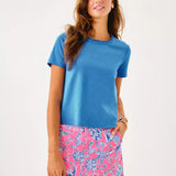 Clairmont Crochet Trimmed Knit Top