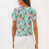 Clairmont Trimmed Knit Top