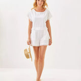 Azzi Terry Cover-Up Top