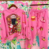 The Printed Peach x Queen of Sparkles Exclusive Santa's Workshop Sweatshirt