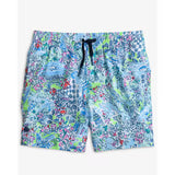 Lilly Pulitzer x Southern Tide Boys Junior Printed Swim Trunk - XS - South Carolina