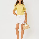 Sebene Eyelet Knit Top
